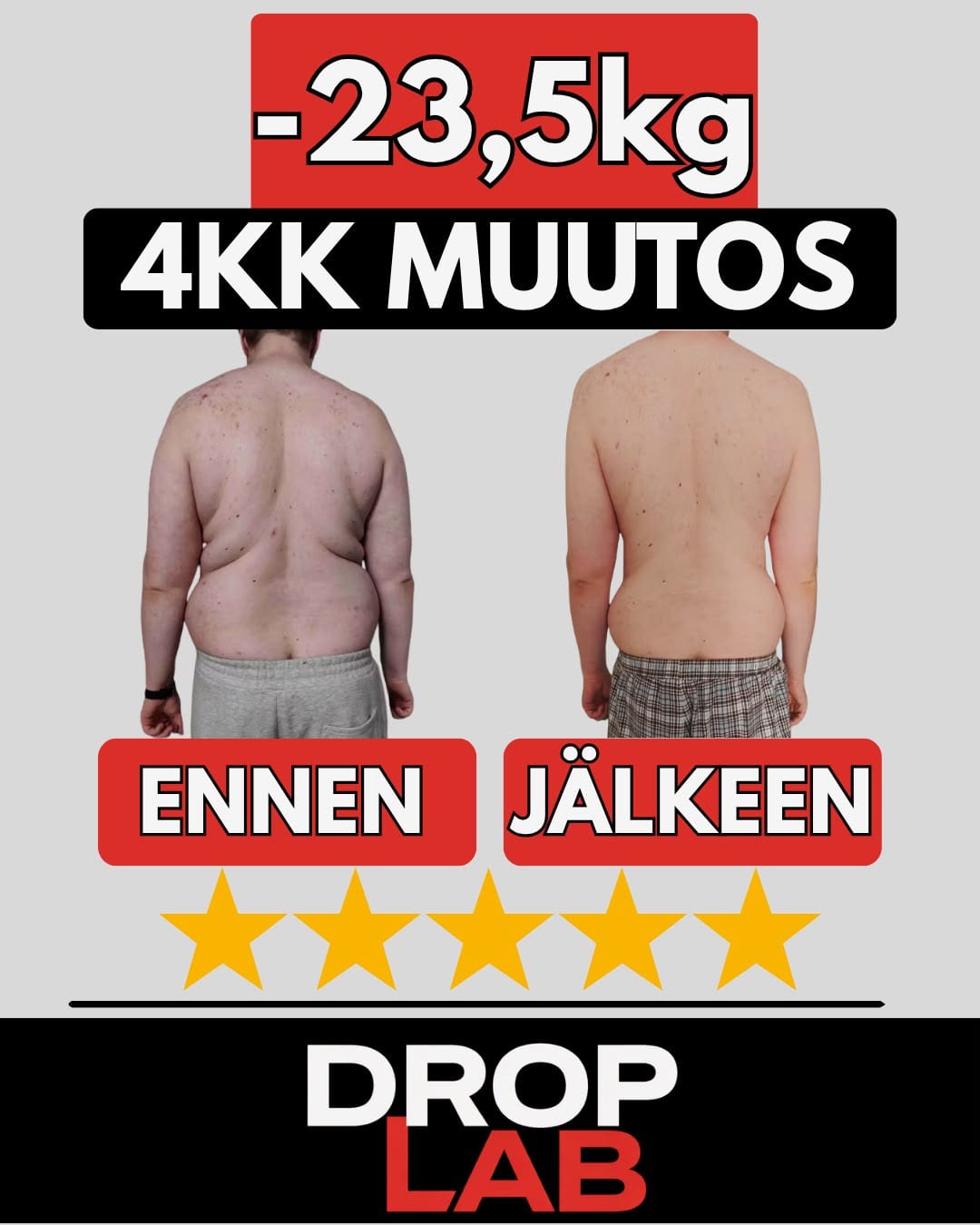 Yli 1 000 kiloa pudotettu yhdessä. 3/7